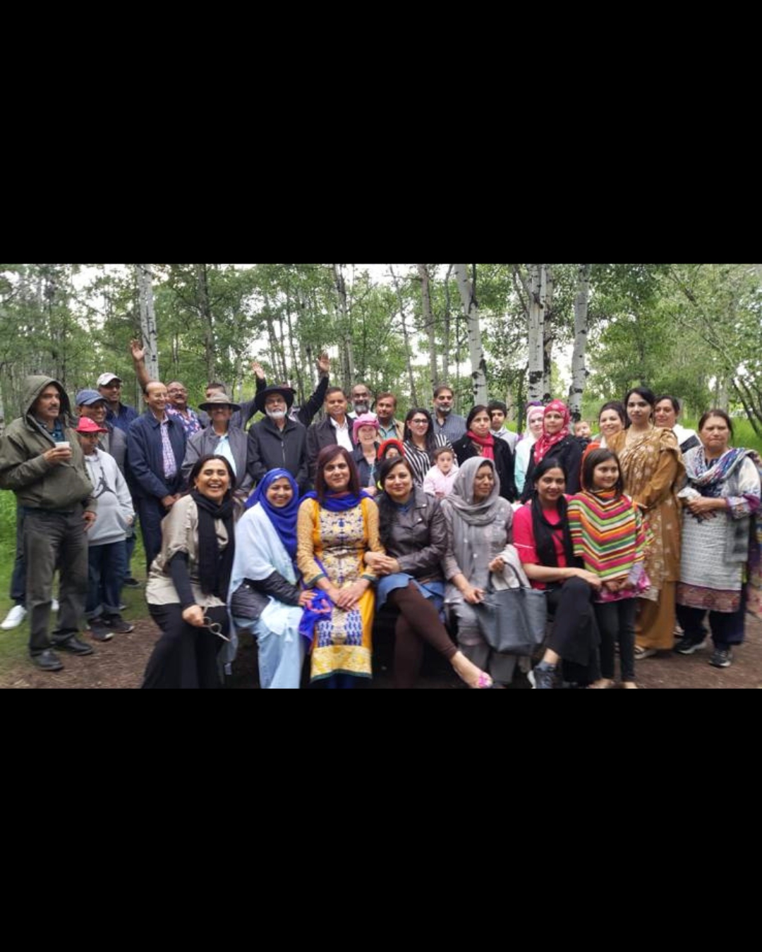 Calgary Unity families celebrating Canada Day together